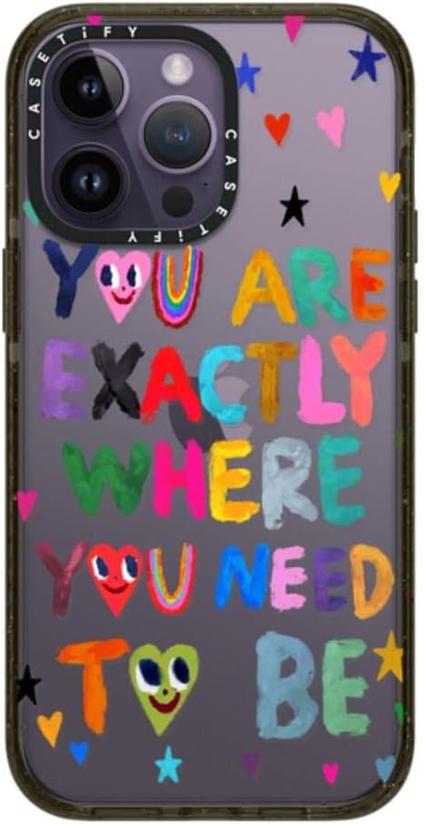 CASETiFYImpact Case for iPhone 14 Pro Max - You are Exactly - Glossy Black Re/CASETiFY