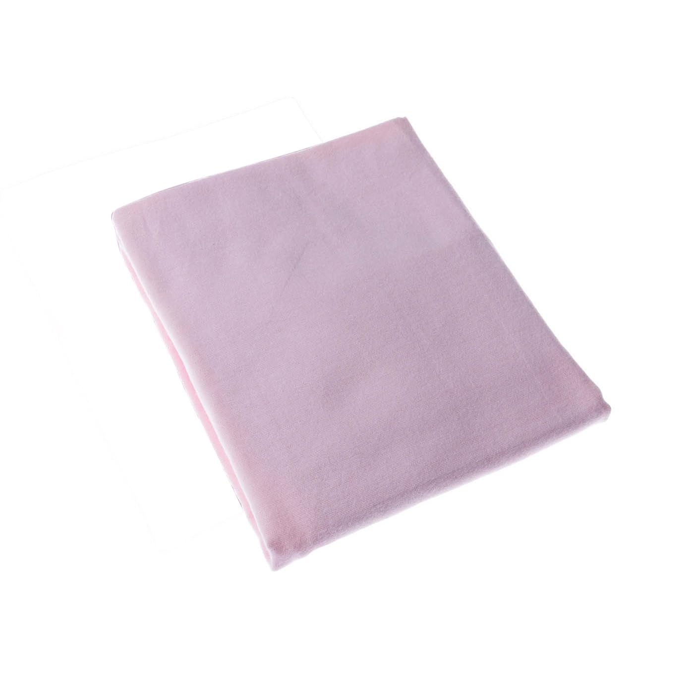 Homescapes Pink Individual 100% Brushed Egyptian Cotton Flat Cot Sheet, 100 X 150 Cm, Oeko-Tex Certified, Machine Washable