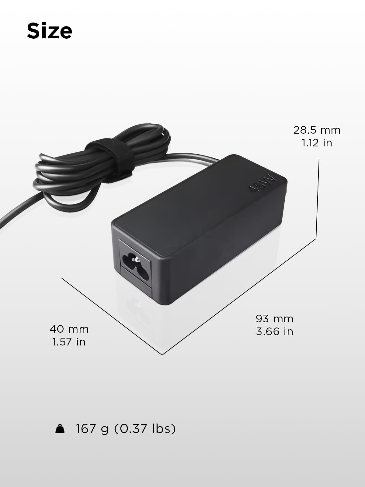 Amazon.com: Lenovo 45W USB-C Power Adapter for Lenovo Yoga C630