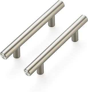 Brushed Nickel Cabinet Handles Drawer Pulls 3 Inch CC 20 Pack
