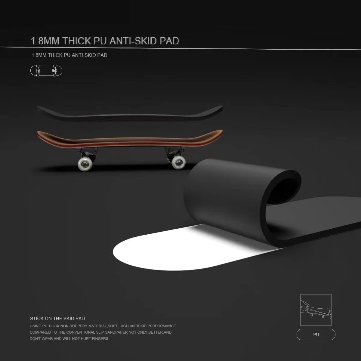 Lently Wood Fingerboards, Mini Fingerboards, 99mmL*29mmW (Big Mouth Cute Dragon) (Angry Shouts)