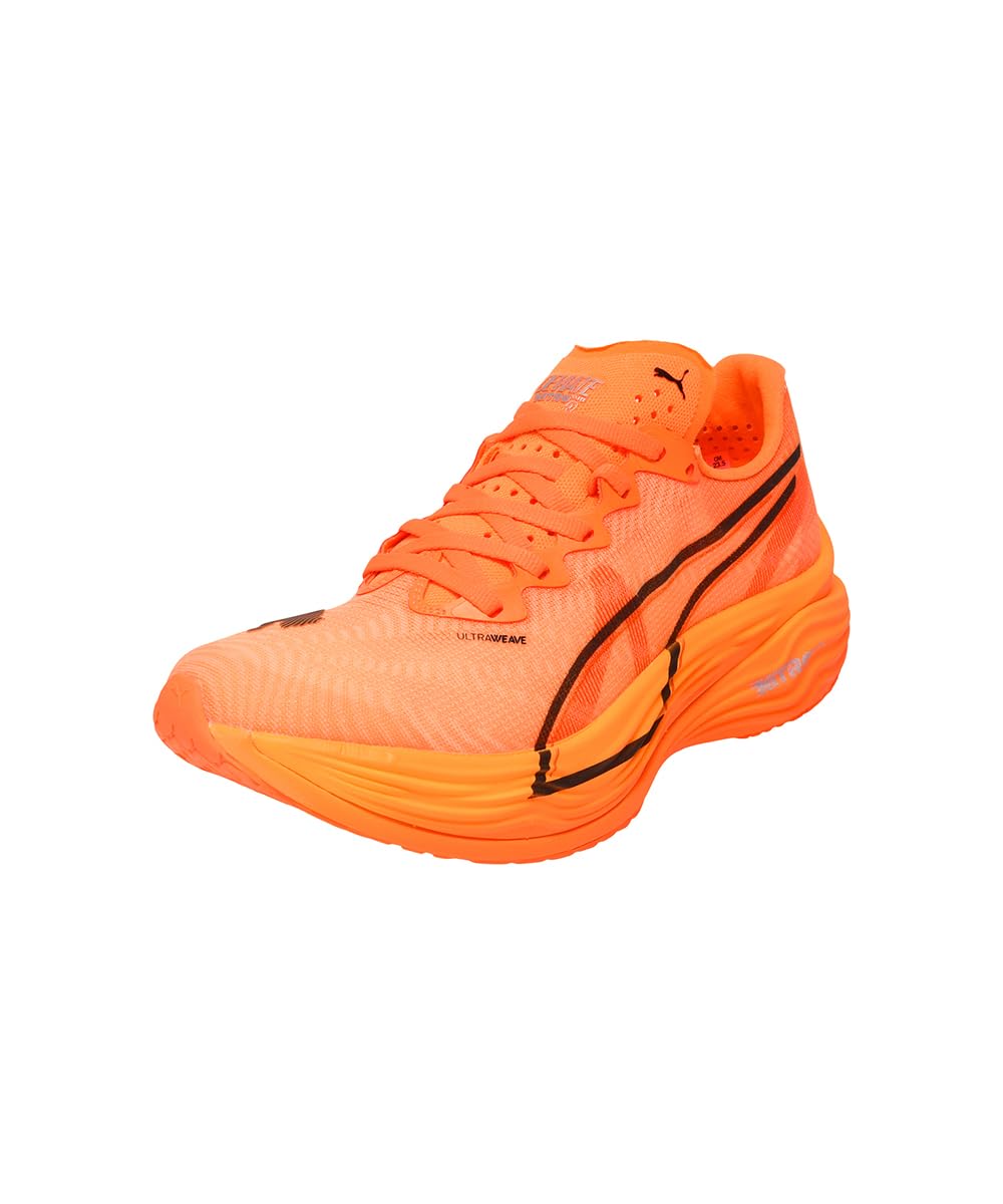 PUMA Nitro Elite 3 Road Running Shoes Womens Fluro Orange 5 UK