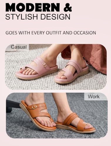 Image of Extra Soft Women's Comfortable Highcushioned Doctor Slippers|Flip-Flops Fashionable Casual & Stylish|Lightweight & Breathable Chappals|Outdoor Sandals Ladies&GirlsBB946