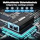 OLTEANP 4000W Wechselrichter Reiner Sinus 12V auf 230V KFZ Spannungswandler mit LCD-Bildschirm-Fernbedienung, 2 AC Steckdosen,USB & Type-C Port Solar Power Inverter für Wohnwagen, Boot, Camping