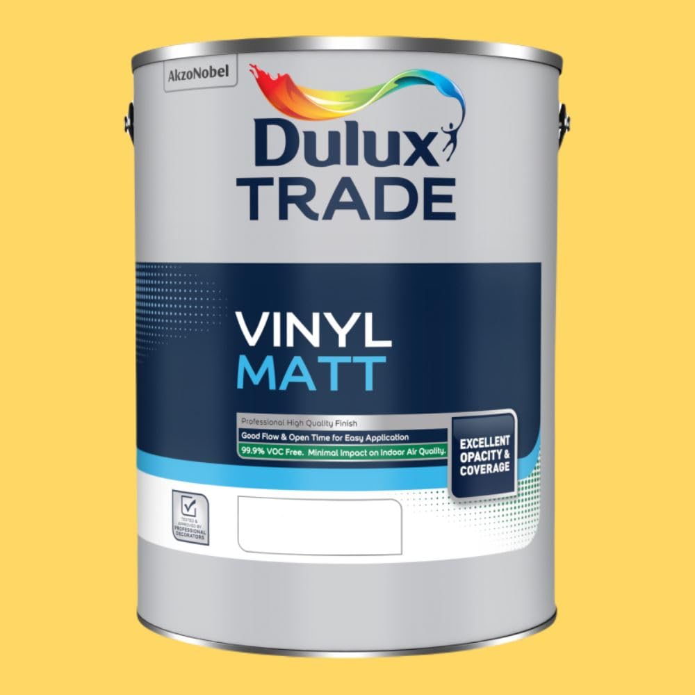 DULUX TRADE VINYL MATT LEMON ZEST 5L