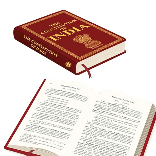 Image of The Constitution of India (Deluxe Hardbound Edition) - Law and Liberty Manual, Indian Polity Insight Book, Definitive Source for IAS & UPSC Prep