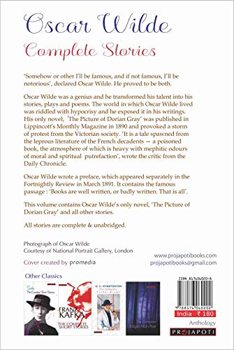 Image of Oscar Wilde- Complete Stories (including The Picture of Dorian Gray, Happy Prince, The Canterville Ghost)