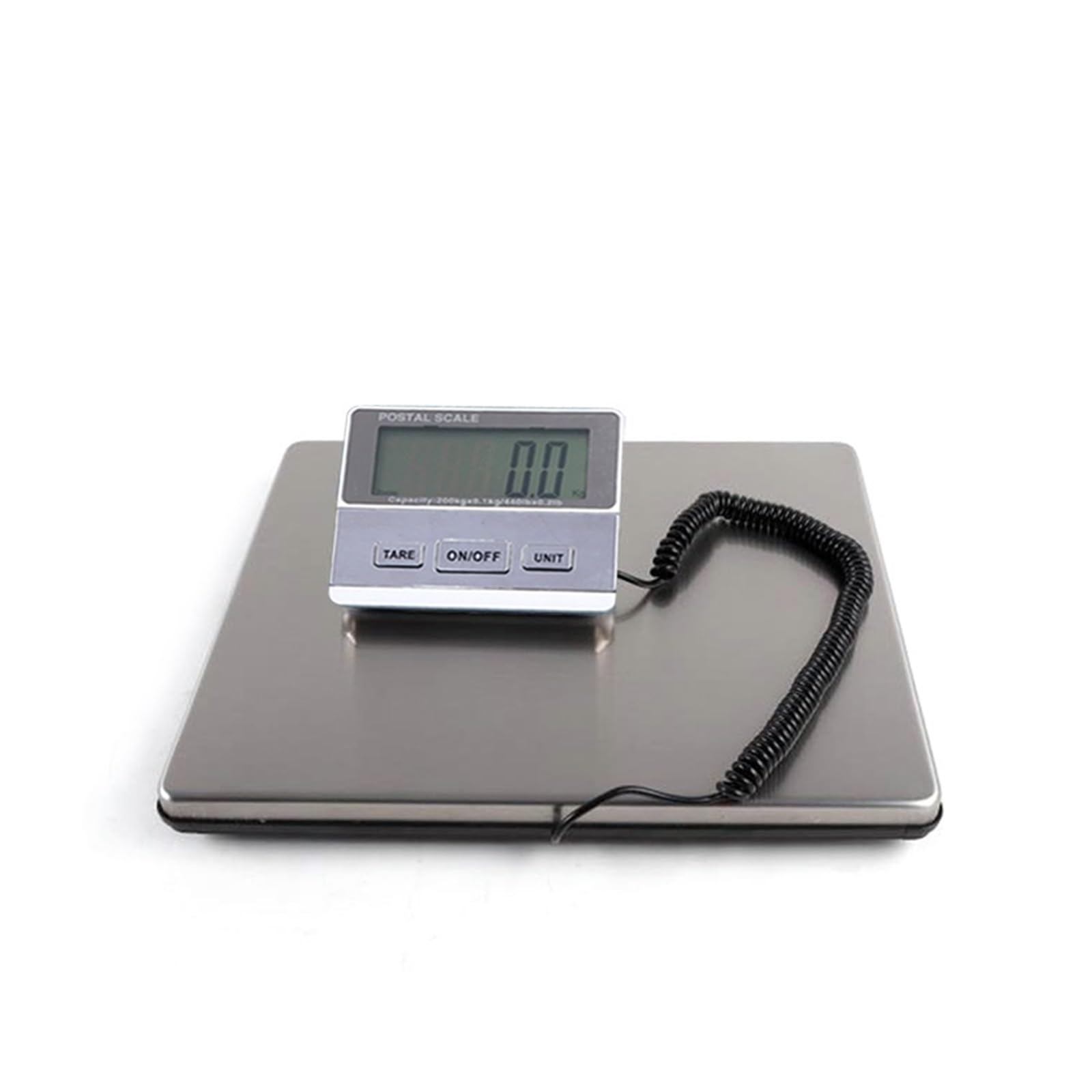 Básculas de cocina, Báscula de correo postal digital, báscula de pesaje de equipaje de 200 kg, báscula de banco, báscula de envío de peso de oficina de correos(Nero)