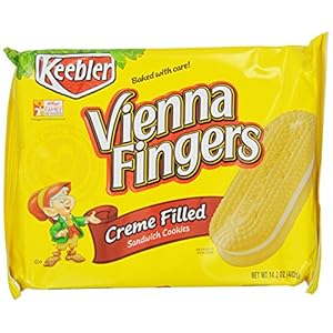 Keebler Vienna Fingers Original Cookies, 14.2-ounce (Pack of 6)
