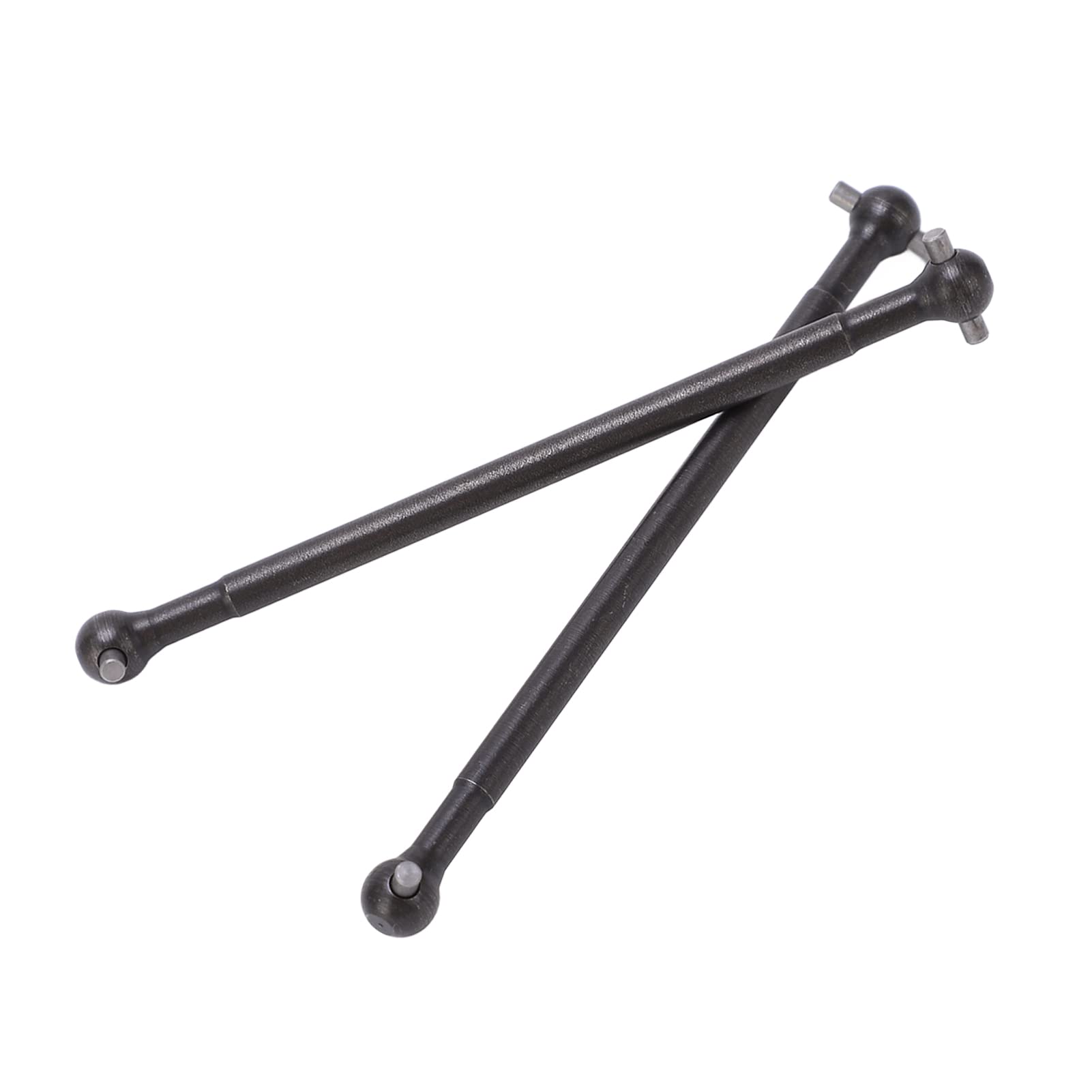 RiToEasysportsRC Car Rear Driveshaft, 2Pcs Rear Drive Shaft Steel Black RC Toy Car Accessory Parts for ZD Racing 10 7191 1/10 RC Off Road Vehicle
