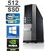 Dell Optiplex 990 4K Desktop Computer, Quad Core i7 upto 3.8GHz, 16GB DDR3, New 512GB Solid State Drive, WiFi, Windows 10 Pro, Nvidia Quadro K600 1GB, USB 3.0(Certified Refurbished)