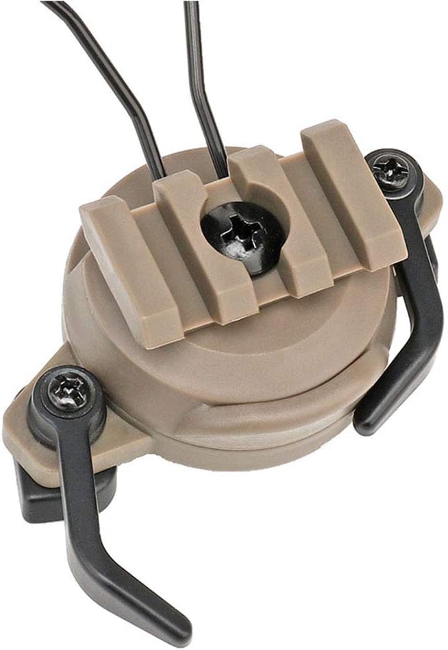 Outdoor Sports Airsoft Gear Helmet Accessory Tactical Fast Helmet Wing Rail ARC Side Rail Mount Adapter Headset Hanging Bracket Adapter