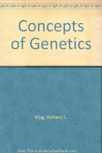 Concepts of genetics 0023647930 Book Cover