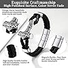 Bestyle Vintage Stainless Steel Thor's Hammer Leather Cord Braided Bracelets Men Cool Viking Amulet Wrap Bracelets with Magnetic Clasp, Adjustbale Size 20-21cm #1