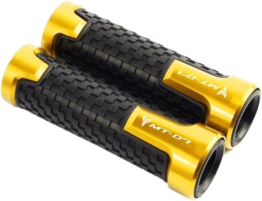 Miniatura 3 de F para Yamaha MT07 FZ07 Mt07 Fz-07 2017 2018 2019 2020 2021 2022 manillar de goma para motocicleta Agarraderas Y (color negro)