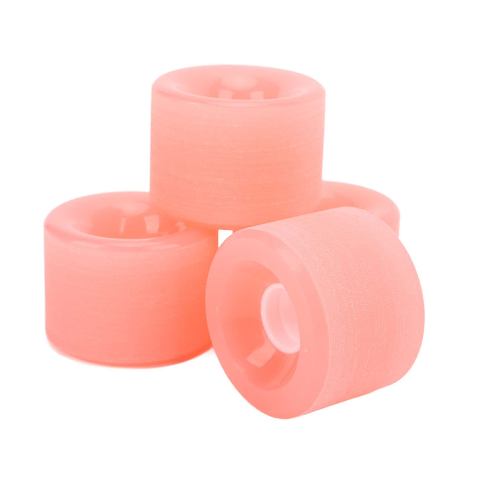 Silencioso rosa cruiser, ruedas de monopatín, ruedas de longboard, ruedas de monopatín cruiser, ideal para longboard y danza, skateboarding en rampa, asfalto y más (rosa)