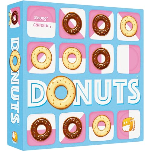 Funforge: Donuts - The Tasty & Tactical Clash for 2 Players, Placement Board Game, Abstract Adult...