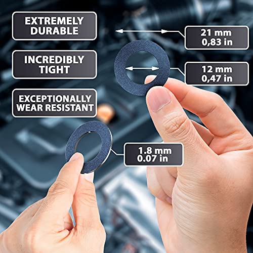 15 Pcs Oil Drain Plug Gasket - 12Mm Aluminum Crush Washer Replacement For Toyota/Lexus/Scion 1985-2022, Seals Oem Pn 9043012031 By Automajor #TOP2