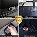 AMOCHIEN Vehicle Seat Cover - Back Seat Extender for Dogs, Universal Fit, Water Resistant, Holds 100 lbs, Black-Hammock, Oxford Cloth, Hardwood, PP Cotton, Truck, SUV, Sedan
