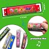 15Pcs Harmonica for Kids 16 Holes Musical Instrument, Return Gift Cartoon Double Row Harmonica Bulk Toy for Kids Party Favors Goodie Bags Stuffers & Operation Christmas Child Items