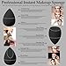 14 Pcs Makeup Sponge Set, Beauty Sponges Blender with 4 Pcs Powder Puff and 4 Pcs Mini Make up Sponges for Liquid,Foundation,Powder,Concealer,Cream (Black)