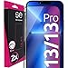 Produktbild se® [2x] Full Screen Schutzglas 3D für Apple iPhone 13 & iPhone 13 Pro volle Abdeckung, Installationshilfe, iPhone 13 & iPhone 13 Pro Panzerglas, Panzerfolie, Schutzfolie iPhone 13 & iPhone 13 Pro
