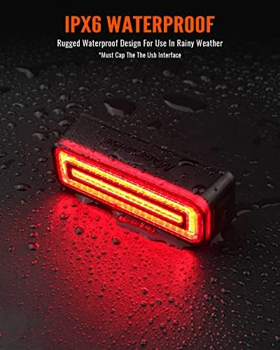 Magicshine Rear Bike Lights SEEMEE 100,Cycling Tail Light IPX6 Waterproof Rate,USB Rechargeable 8 Brightness Modes Perfect for Mountain or Road Bike