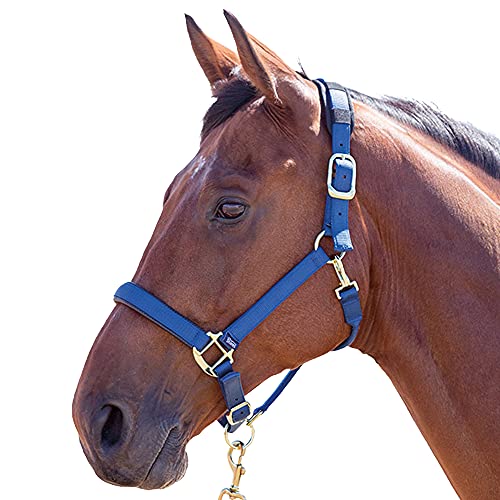 Shires, capezza della linea Topaz, in nylon (387), Navy, XS (S pony)