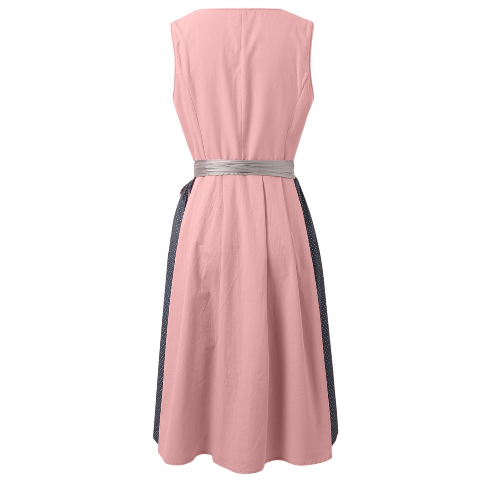 Dirndl Für Damen, Oktoberfest Damen Outfit Dirndl Lang Set 2 Teilig Inkl. Damen Kleider Elegant Festlich Sommer, Dirndlschürze. Damenmode Trachtenkleid Modern Dirndl-Komplettsets Dirndlkleid Für Party