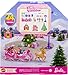 Barbie Mini Land Collectible Advent Calendar with 1.5-Inch Dolls & 24 Days of Surprises, Winter Village Play Areas for Storytelling Fun