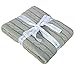 NTBAY Cotton Cable Knit Toddler Blanket, Super Soft Warm Breathable Baby Crib Blanket for Newborn Nursery Stroller, 30 x 40 Inches, Grey