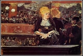 Paint by Numbers Kit for Adults Study for Bar At The Folies Bergere Painting by Edouard Manet DIY Acrylic Paint by Numbers Kits On Canvas 16X20 Inch