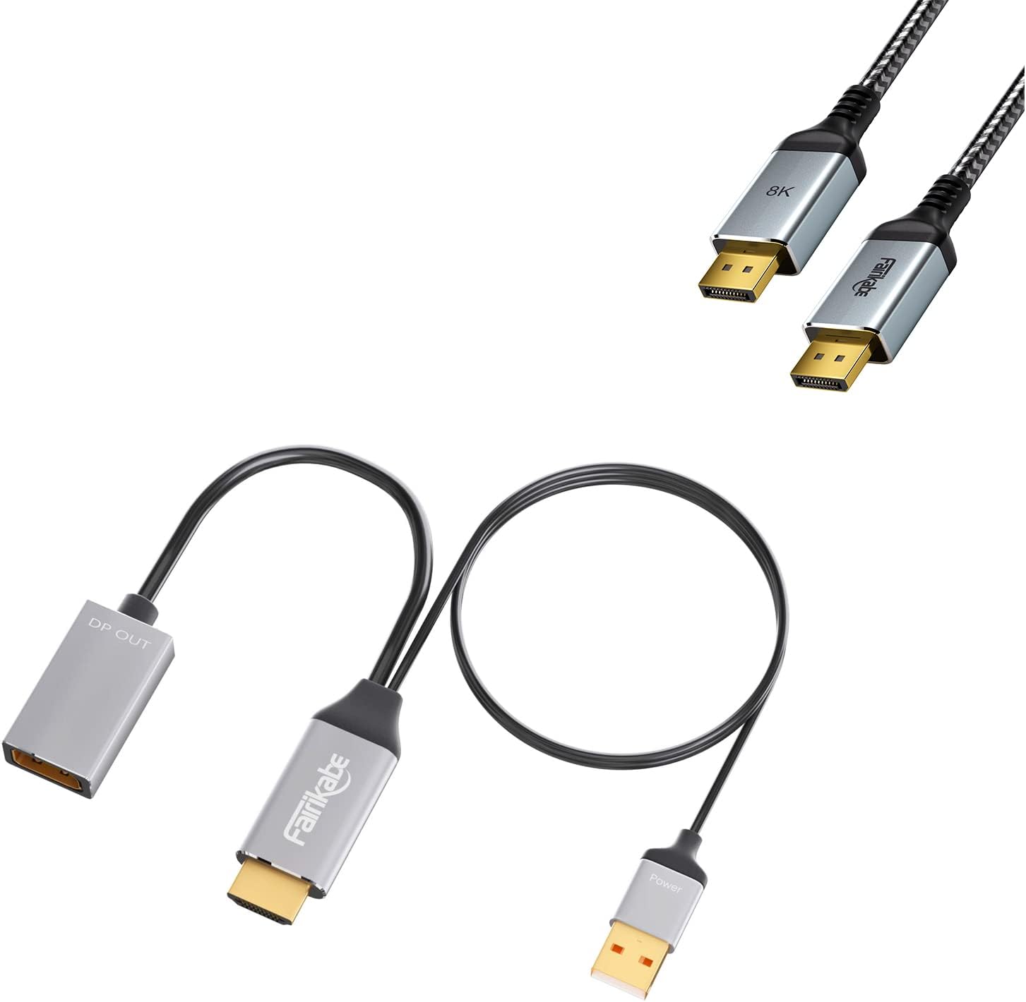 fairikabe HDMI to DisplayPort Cable Adapter 4K60Hz, Active