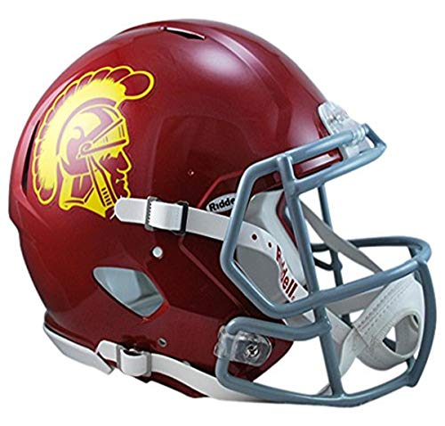 Riddell unisex adult USC Speed Authentic Football Helmet, Maroon, One-Size US