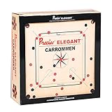 Precise KD Carrom Coins Carrommen Approved & Used by Carrom Federation of India, International Carrom Federation (Elegant C04)