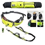 TAKSIN The Ultimate Hands Free Dog Leash for Walking Running Hiking Training, Reflective Bungee Leas
