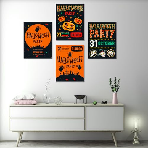 Impressions murales d'Halloween : transformez vos murs blancs tristes - 4