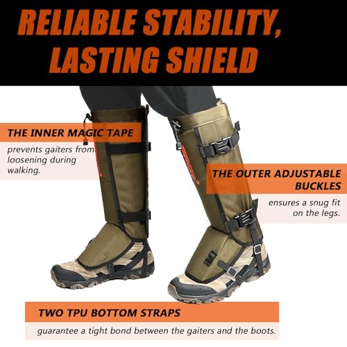 Frelaxy-Snake-Gaiters-Waterproof-Snake-Guard-Chaps-Snake-Bite-Protection-for-Lower-Legs-Adjustable-Snake-Proof-Gaiters-for-HuntingOutdoor-working-Fit-for-Men-Women