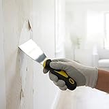 3 Inch Putty Knife, Stainless Steel Scraper Tool with Soft Grip Handle for Spackling, Patching and Drywall Repair, 1 Pack