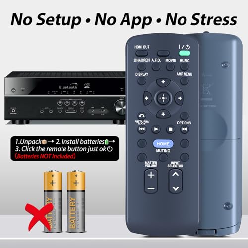 Télécommande RM-AAU124 pour Sony STR-DA5800ES en remplacement direct - 6
