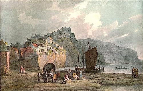 Art Tableau Robin Hoods Bay affiche impression d'art décoration murale 60x90cm