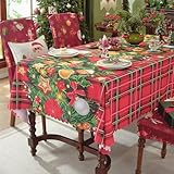 manteles bordados a mano bogota Material resistente: fabricado con poliéster impermeable de alta calidad, nuestro mantel está diseñado para resistir derrames y manchas, lo que garantiza una limpieza sin complicaciones.