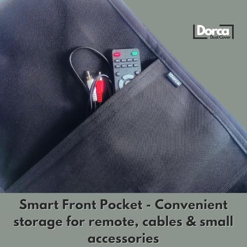Image of Dorca Dust Cover for JBL PartyBox 320 Portable Party Speaker | Dust Proof, Water Resistant Protective Cover | Keeps Speaker Looking New | Black