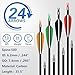 SUNYA Archery 24PCS Compound Bow Arrows for Practice. 30
