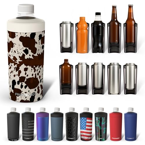 Image of Universal Buddy XL Can Cooler by Frost Buddy - Fits 12-ounce, 16-ounce, 20-ounce, and 24-ounce Cans and Bottles - Keep Your Drinks Refreshingly Chilled for over 12 hours. (Cowabunga)