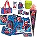 KiddiBex Spiderman Schulranzen Set 13-TLG. - Schultasche Jungen 1. Klasse - Grundschule Ranzen - Ergonomischer Schulrucksack