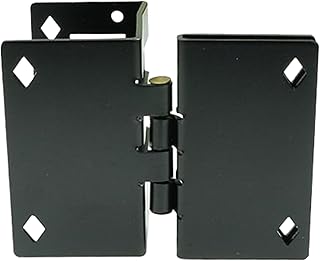 Dandribis K-CSK338-02 Hinge Square Scissors, Plate Thickness: 1.5 inches (38 mm) for 2 x Woods, Black