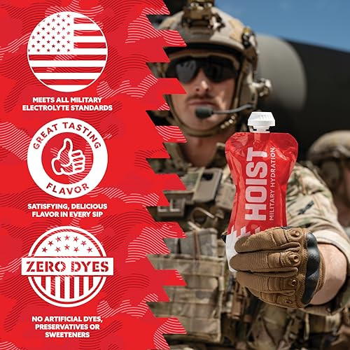 HOIST Premium Electrolyte Hydration Drink, Rapid Rehydration Sports Drink, Ready-to-Drink Liquid Pouches, Clean Formula, No Artificial Sweeteners or Dyes, Fruit Punch, 8 fl oz (Pack of 24) - Image 4