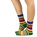 Fun Colorful Fashion Knit Boot Women's Socks Winter Recycled Cotton Trouser 3 Pairs (B.D.E)