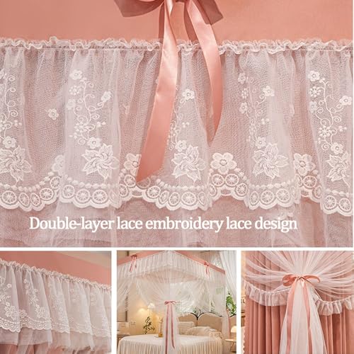 Cortinas opacas con toldo de cama para dormitorios compartidos y privacidad total 6